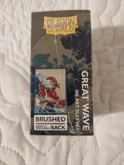 Dragon Shield Great Wave Off Kanagawa 100 Brushed Art Sleeves MTG Commander Deck - Image 3
