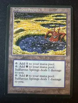 Sulphurous Springs -Ice Age - MTG - Image 1