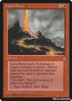 MTG Lava Burst [ICE - 16] MP - Image 1