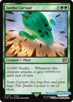 MTG - FIN - 191 - NM - Jumbo Cactuar - Magic - Image 1