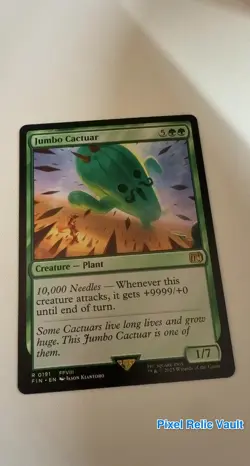MTG - FIN - 191 - NM - Jumbo Cactuar - Magic - Image 2