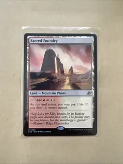 MTG Sacred Foundry EOE 0256 R NM Regular - Image 1