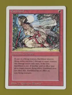 Earthbind x1 Revised Edition 1x Magic the Gathering MTG - Image 1