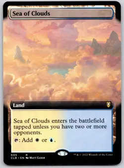 Sea of Clouds (Ext Art) 605 Commander Legends: Battle for Baldur's Gate MTG LP - Image 1