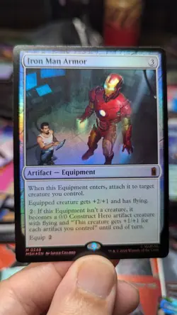 1x Iron Man Armor Foil 427 Marvel Super Heroes NM - Magic MSC x1 - Image 1