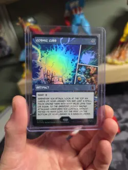 Cosmic Cube Borderless FOIL (0312) Marvel Super Heroes MTG MINT 🔥 - Image 1