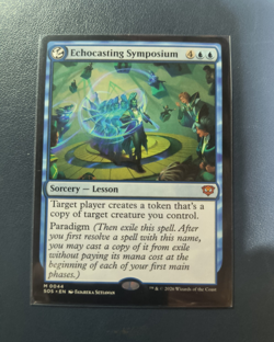 Echocasting Symposium Secrets of Strixhaven Foil Blue Sorcery EN 0044 2026 - Image 1
