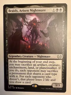 MTG Magic Braids, Arisen Nightmare 0133 Commander: Duskmourn DSC - Image 1