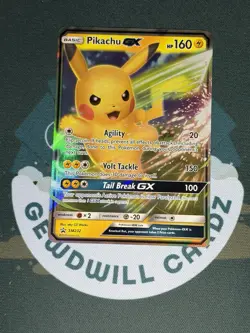 Pokemon TCG Pikachu GX SM232 Black Star Promo Holo NM - Image 1