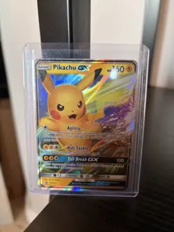 Pikachu GX SM232 Sun & Moon Black Star Promo Holo Rare Pokemon Card TCG NM - Image 1