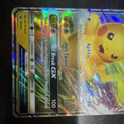 Pikachu GX SM232 - Pokemon TCG SM Black Star Promos - Holo Promo Nm Near Mint - Image 2