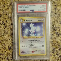 Pokemon 2000 Togetic Holo No. 176 Neo Japanese PSA 10 - Image 1
