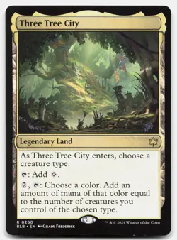 Three Tree City - NM Near Mint - BLB Bloomburrow # 260 - MTG Magic - Image 1