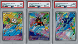 2026 POKEMON First Partner Illustration Collection ALOLA PSA 9/10 SEQUENTIAL SET - Image 1