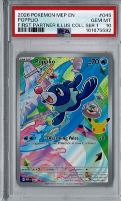 2026 POKEMON First Partner Illustration Collection ALOLA PSA 9/10 SEQUENTIAL SET - Image 4