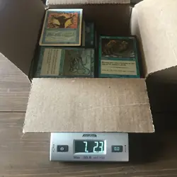 7Lbs 2oz BLUE VINTAGE BULK CARD LOT -Magic the Gathering NM-HP MTG ***READ*** - Image 1