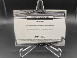 2026 Topps Chrome UFC #BAV-PP Paddy Pimblett On Card Auto Base - Image 2