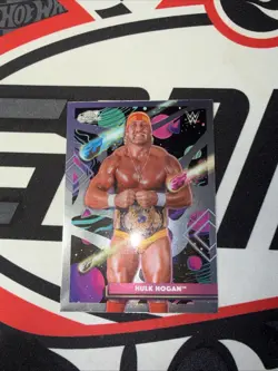 2026 Topps Chrome Cosmic WWE Hulk Hogan Base Card - Image 1