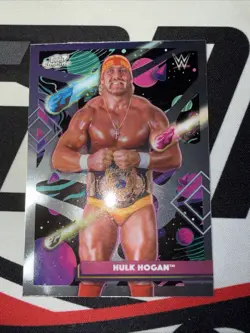 2026 Topps Chrome Cosmic WWE Hulk Hogan Base Card - Image 2