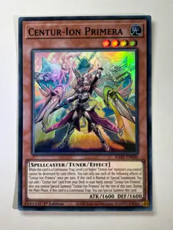 Centur-Ion Primera RA05-EN030 Super Rare 1st Edition YuGiOh Card NM - Image 1