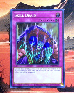 YuGiOh! Skill Drain RA02-EN077 1st Edition NM SUR - Image 1