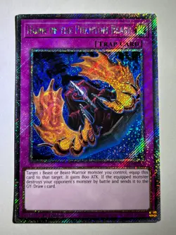 Horn Of The Phantom Beast RA03-EN24 Platinum Secret Rare 1st Edition YuGiOh Card - Image 1