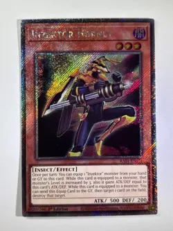 Inzektor Hornet RA04-EN171 Platinum Secret Rare 1st Edition YuGiOh Card - Image 1