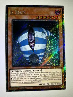 Il Blud RA03-EN186 Platinum Secret Rare 1st Edition YuGiOh Card - Image 1