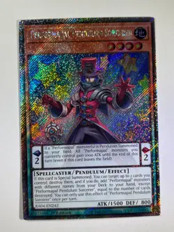 Performapal Pendulum Sorcerer RA04-EN242 Platinum Secret Rare YuGiOh Card - Image 1
