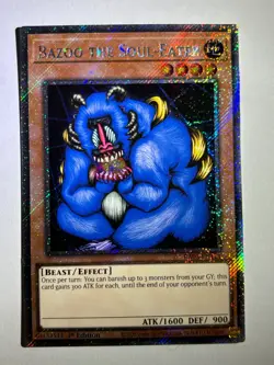 Bazoo the Soul Eater RA03-EN111 Platinum Secret Rare 1st Edition YuGiOh Card - Image 1