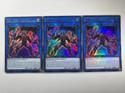 3 x Xtra HERO Cross Crusader RA04-EN076 Ultra Rare 1st Edition YuGiOh Playset - Image 1