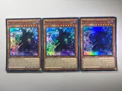 3 x Magician Of Dark Illusion TDIL-EN017 Super Rare Mixed Ed YuGiOh Playset NM - Image 1