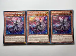 3 x Dogmatika Fleurdelis, the Knighted CH01-EN015 Secret 1st YuGiOh Playset NM - Image 1