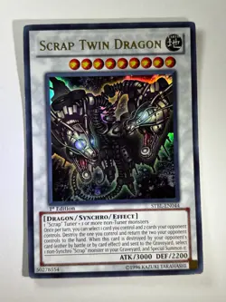 Scrap Twin Dragon STBL-EN044 Ultra Rare 1st Edition YuGiOh Card - Image 1