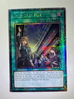 Exosister Pax RA02-EN066 Quarter Century Secret Rare 1st Edition YuGiOh Card NM - Image 1