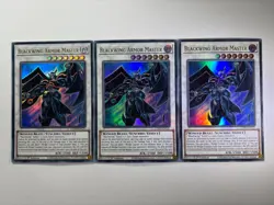 3 x Blackwing Armor Master L5DD-ENC27 Ultra Rare 1st Edition YuGiOh Playset NM - Image 1