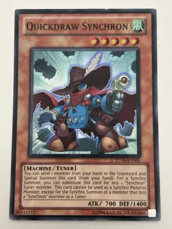 Quickdraw Synchron TU06-EN005 Super Rare UNL Edition YuGiOh Card - Image 1