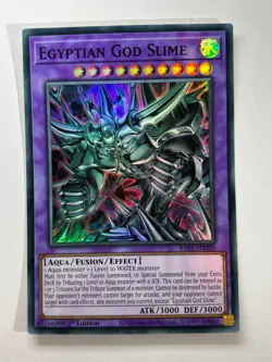 Egyptian God Slime RA01-EN029 Super Rare 1st Edition YuGiOh Card NM - Image 1