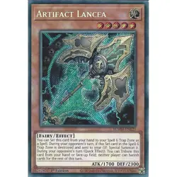 Artifact Lancea BLMM-EN125 Secret Rare 1st Edition YuGiOh Card NM - Image 1