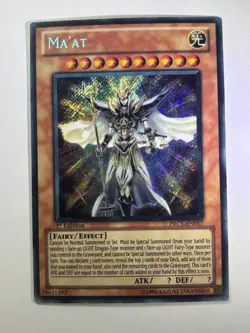 Ma'at PRC1-EN017 Secret Rare 1st Edition YuGiOh Card NM - Image 1