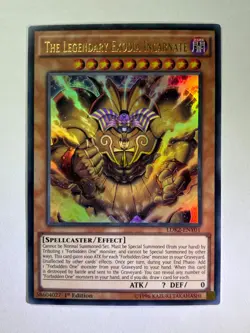 The Legendary Exodia Incarnate LDK2-ENY01 Ultra Rare 1st Edition YuGiOh Card NM - Image 1