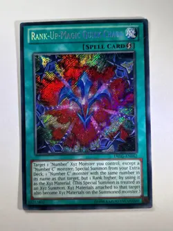 Rank-Up-Magic Quick Chaos DRLG-EN042 Secret Rare UNL Edition YuGiOh Card NM - Image 1