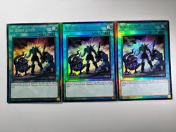 3 x A Hero Lives RA04-EN087 Ultimate Rare 1st Edition YuGiOh Playset - Image 1
