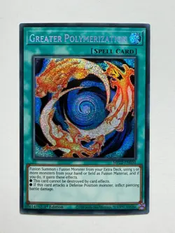 Greater Polymerization MP22-EN050 Secret Rare 1st Edition YuGiOh Card NM - Image 1