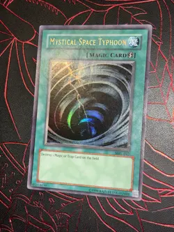 Mystical Space Typhoon MRL-047 Ultra Rare Yugioh Magic Ruler Unlimited - Image 3