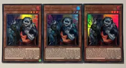3X Uni-Zombie BLRR-EN074 Ultra Rare 1st Edition - Image 1