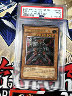 Yugioh PSA 9 Dark Lucius LV8 CDIP-EN011 1st Edition Ultimate Rare - Image 2