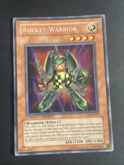 Rocket Warrior - CT2-EN005 Secret Rare 2005 Collectors Tin Yu-Gi-Oh mp - Image 1