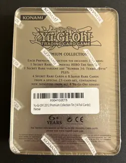 2012 Konami Yu-Gi-Oh! TCG Premium Collection Tin Brand New Factory Sealed! - Image 3