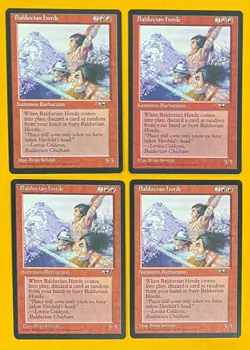 MTG BALDUVIAN HORDE (x4) Alliances (OldManMTG 009-888) - Image 1